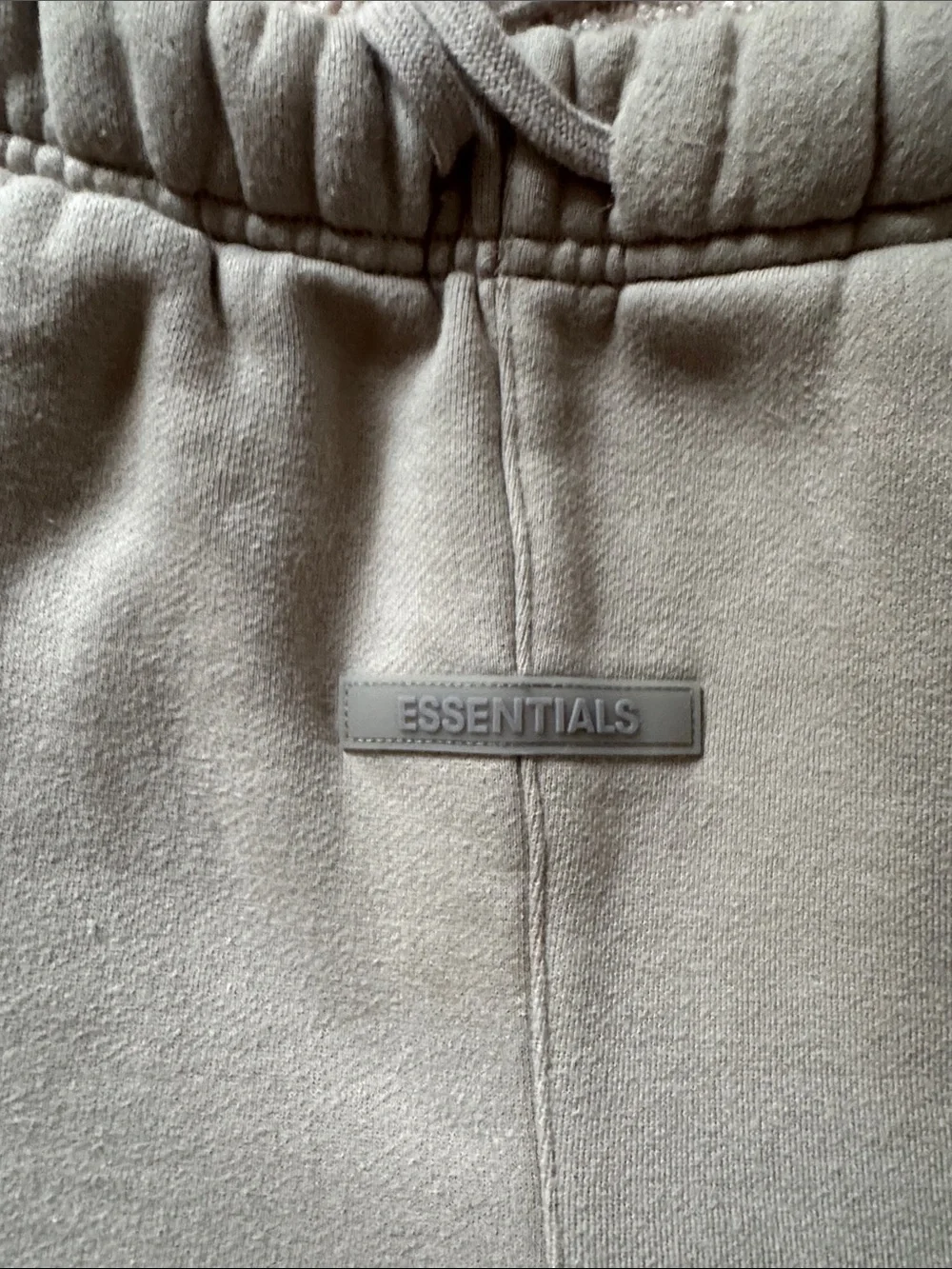 Fear of God Essentials Hoodie & Sweatpants Set Taupe Beige Logo Matching Set